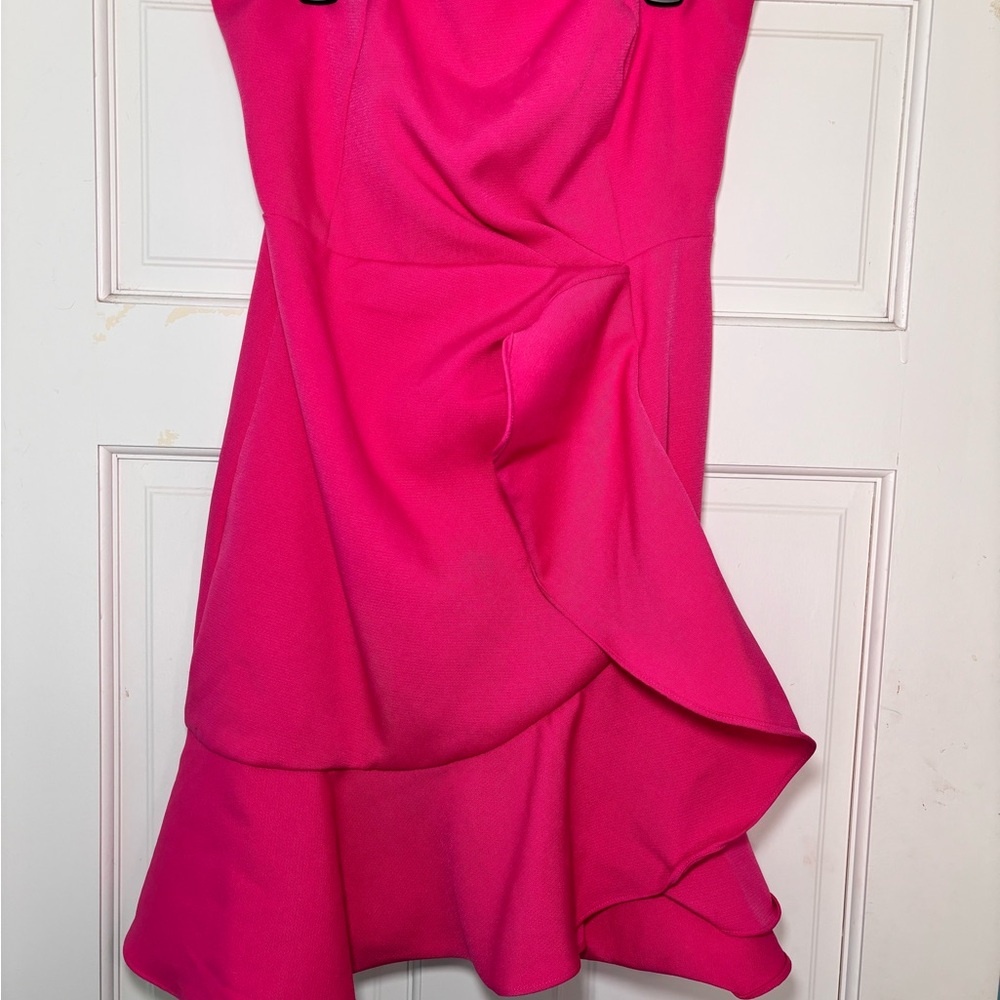Pink Strapless Dress